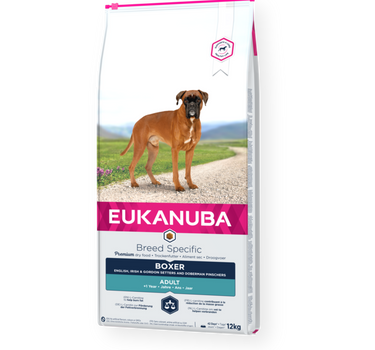 EUKANUBA Boxer – Hundefôr Spesielt Utviklet for Boxer Hunder med Optimal Næring 12 kg