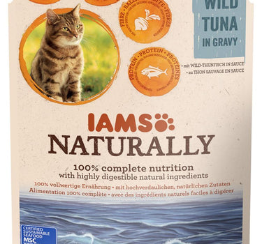 IAMS CAT Naturally Adult Pouch tun