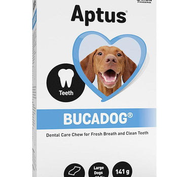 Aptus Bucadog Chews Large – Tannpleiesnacks for Hund