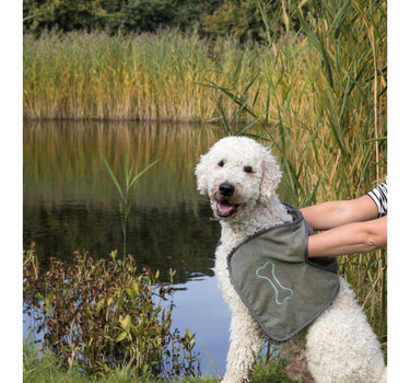 Trixie Håndkle med lommer - Gunstig for katt og hund