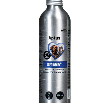 Aptus Omega Olje 250 ml – Omega-3 og Omega-6 Olje, Hund og Katt