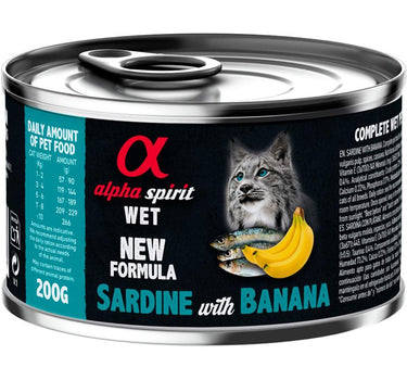 AlphaSpirit CAT Sardin med banan