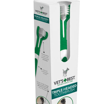 Vets Best 3-delt hundetannbørste