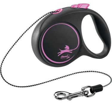 Flexi Black Design hundebånd - snor