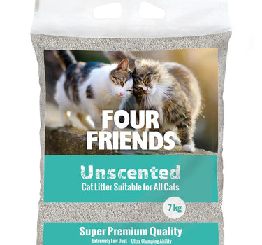 FourFriends kattesand uparfymert 7 kg