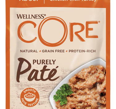 CORE Cat Purely Pate, kylling med kalkun