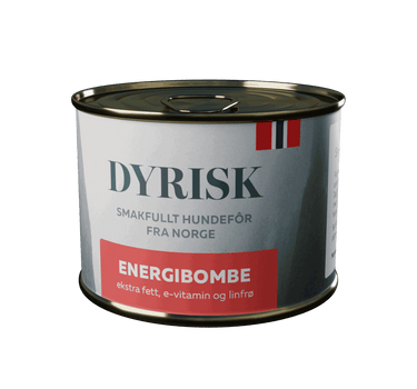 Dyrisk Energibombe 185 g - Våtfôr til hund