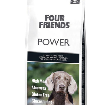 FourFriends Power Tørrfôr – Energirikt Fôr for Aktive Hunder