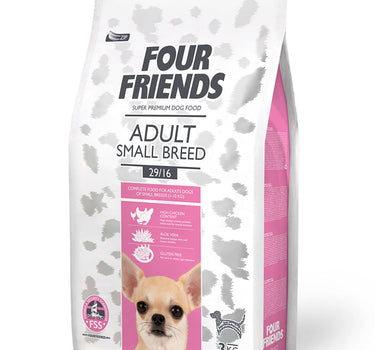 FourFriends Tørrfôr Voksen for Små Raser – Høyverdig Fôr til Voksne Små Hunder
