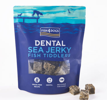 F4D Jerky Fish Tiddlers 575 g - Smakfulle Hundesnacks
