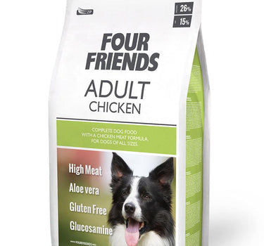FourFriends Tørrfôr Kylling – Høyverdig Fôr for Voksne Hunder