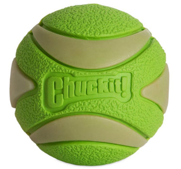 CHUCKIT Max glow ultra squeaker ball