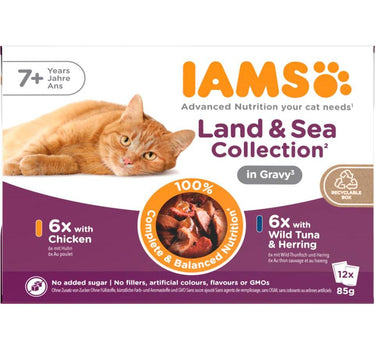 IAMS DELIGHT CAT Senior Land & Sea Collection i saus