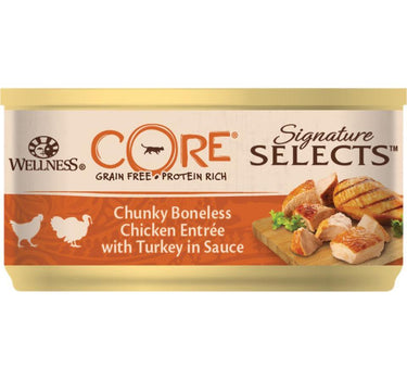 CORE Cat Sig.Selects Chunky benfri kylling med kalkun i saus