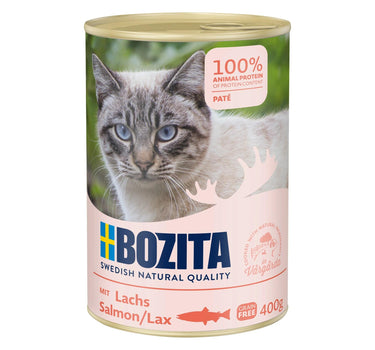 Bozita Våtfôr til katt, smak av Laks 400g