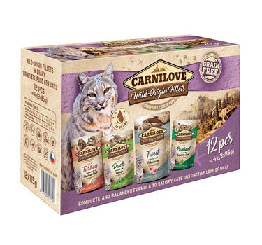 CL Cat Pouch Multipack 12 x 85 g – Fersk Kattemat i Praktiske Poser