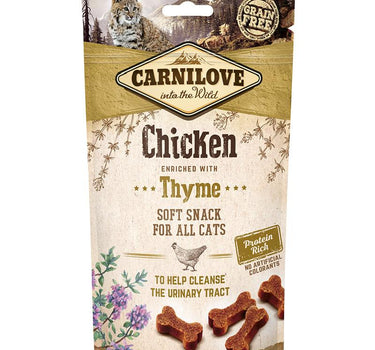 Carnilove Cat Semi Moist Snack Chicken m Timian 50 g - Smakfull Kattesnacks