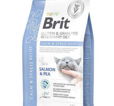 Brit Veterinary Diet Tørrfôr for Katt – Kornfri Fôr for Stressavlastning