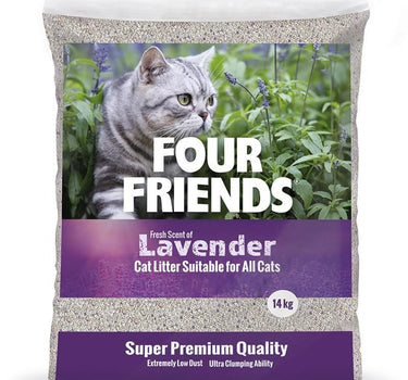 FourFriends Kattesand Lavendel 14 kg