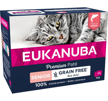 EUKANUBA CAT Senior Pate, med mye laks