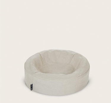 Bia Bed Cotton Trekk Rund Beige XS – Mykt Trekk til Hundeseng i XS-størrelse