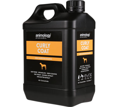 Animology Curly Coat shampoo til hund Konsentrat 2,5 L