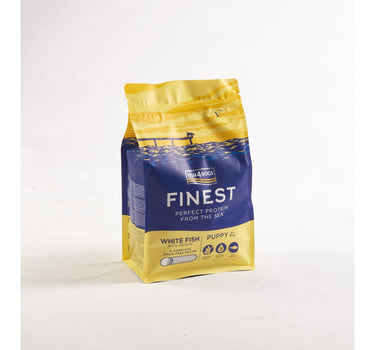 F4D White Fish Puppy Large Kibble Tørrfôr – Valpefôr med Fisk