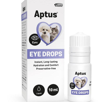 Aptus Øyedråper 10 ml – Beroligende og Fuktgivende Øyedråper for Hund og Katt