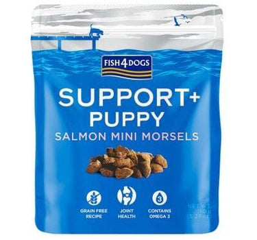 F4D Puppy Joint Health Salmon Bits 150 g, Smasksrik hundesnacks