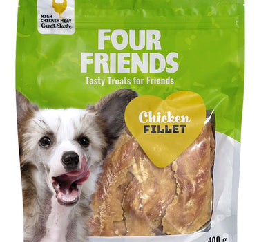FourFriends Hundesnacks Kyllingfilet