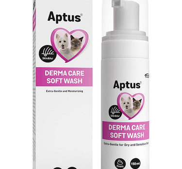 Aptus Derma Care Soft Wash 150ml – Skånsom Rens for Sensitiv Hud hos Hund og Katt