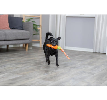 Trixie Gulrot på et tau