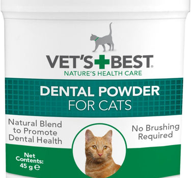 Vets Best tannpleiepulver, katt