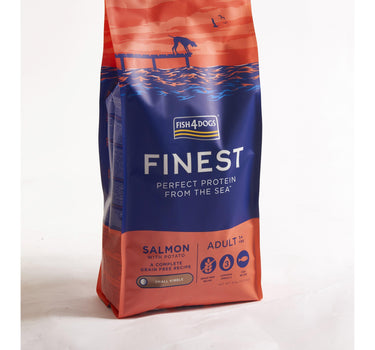 F4D Salmon Adult Small Kibble Tørrfôr – Hundefôr med Laks