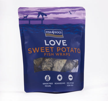 F4D Potato Fish Wraps 100 g - Smakfulle Hundesnacks