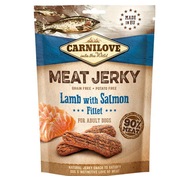 Carnilove Hundesnacks med Jerky Lamb med laksefilet 100 g
