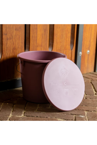 Grooming Deluxe Bucket with Lid -5L- Old Rose