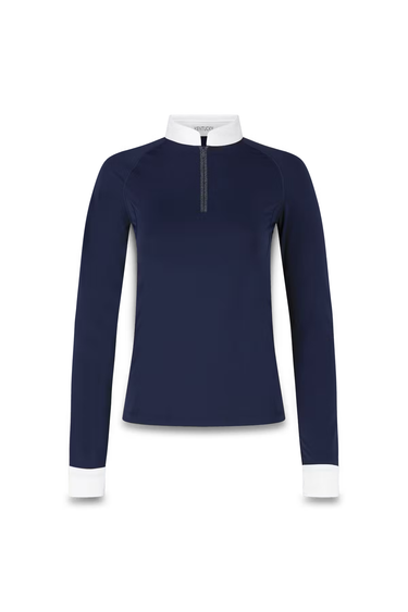 Kentucky Show Shirt Women Classic w/Glitter Zipper Long Sleeve