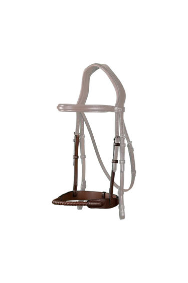 Dyon Leather Covered Rope Noseband New English Collection