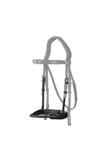 Dyon Leather Covered Rope Noseband New English Collection