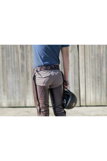Dyon Leather Long Chaps