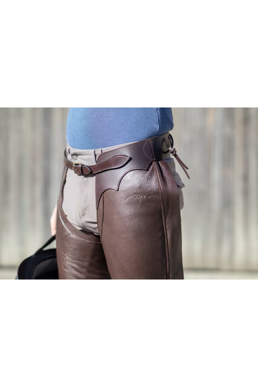 Dyon Leather Long Chaps