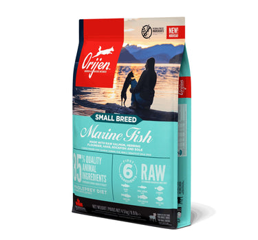 Orijen Small Breed Marine Fish Tørrfôr – Fersk Fisk for Små Hunder