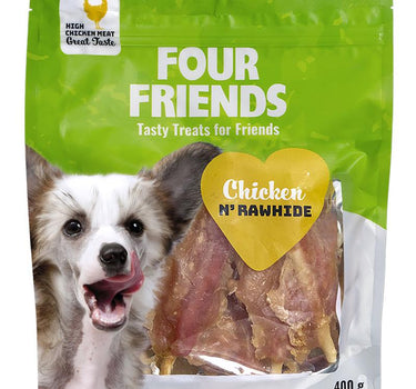 FourFriends Chicken N' Rawhide hundesnacks