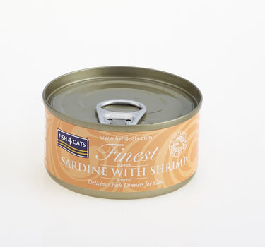 F4C Cats Sardine & Shrimp Våtfôr 70 g – Smakfullt Fôr for Katter