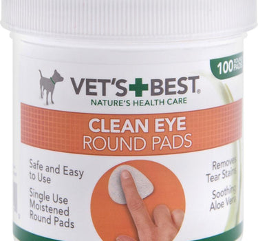 Vets Best Clean pads for øyepleie