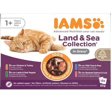 IAMS DELIGHT CAT Adult Land & Sea Collection i saus