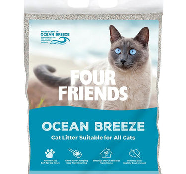 FourFriends kattesand Ocean Breeze 10 kg