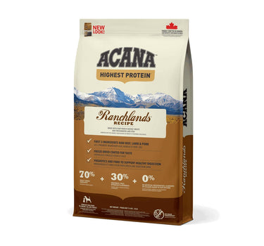 Acana Dog Ranchland Tørrfôr – Naturlig Hundefôr med Storfe og Vilt