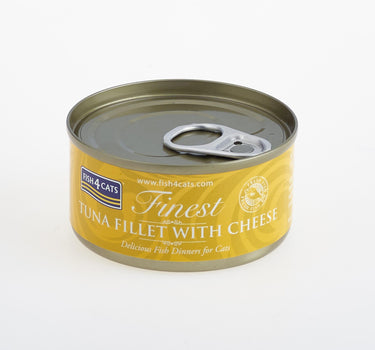 F4C Cats Wet Tuna & Cheese 70 g – Fersk Våtfôr med Tunfisk og Ost
